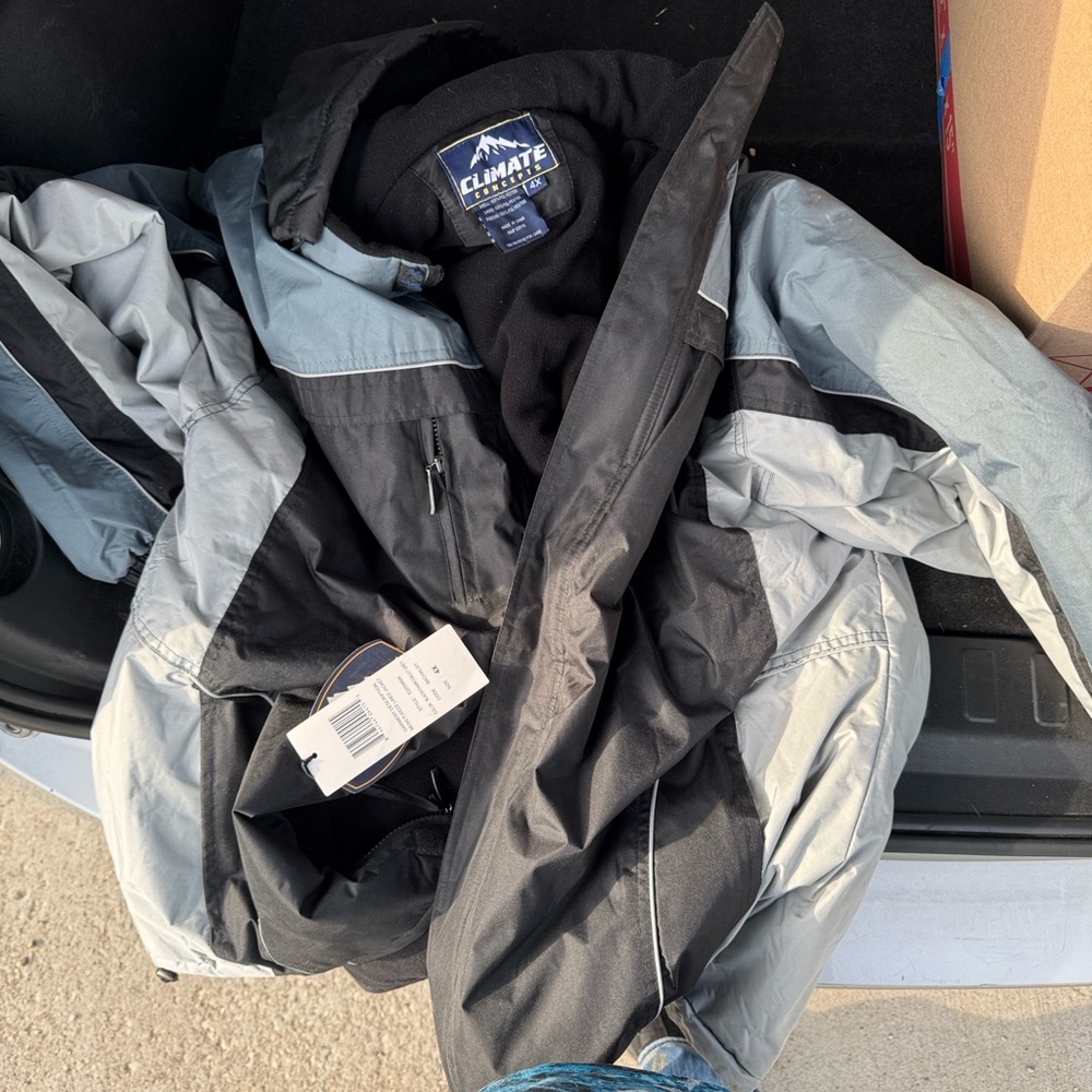 Black and Gray Ski Jacket